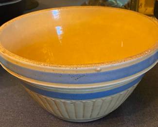 Old Banded Kitchen Bowls