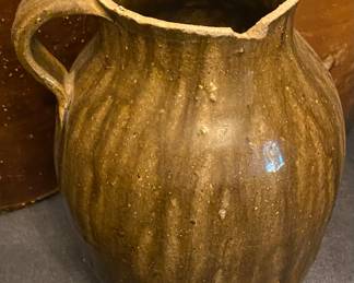 Damaged Catawba Pottery Pitcher