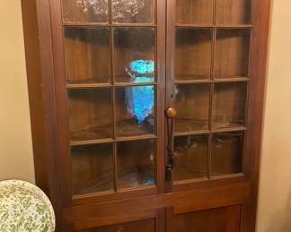 16 Pane/Light Corner Cupboard