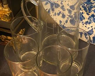 Pitcher and Glass Set