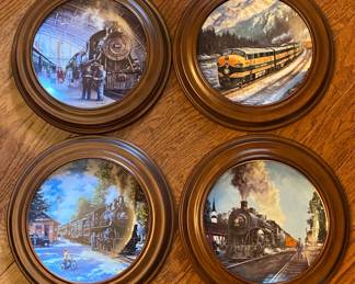 Golden Age of American Railroads Wall Plates 
