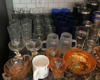 Assorted Glassware