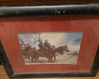 Lee and Jackson Framed Print