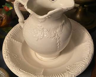 Small Bowl and Pitcher Set