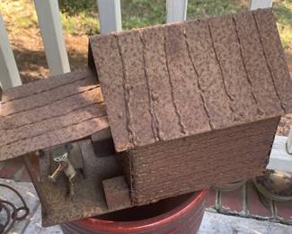 Metal Outdoor Cabin Art