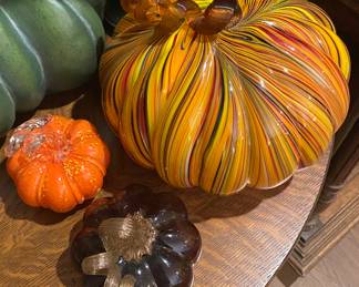 Art Glass Pumpkins
