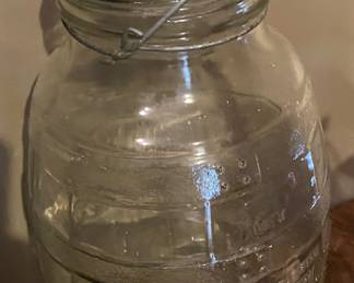 Gem Dandy Glass Churn Bottom