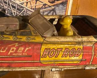 Lumar Special 777 Tin Litho Hot Rod