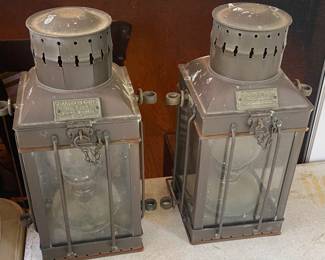 Vintage British Cargo Lights/Lanterns