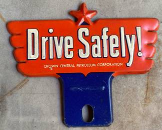 Crown Central "Drive Safely" Tag Topper