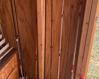 Assorted Fishing Rods and Reels