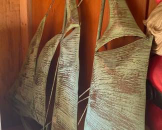 Mid-Century Sailing Ship Wall Hanging