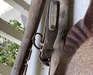 Old Pair of Horse/Mule Haines with Collar Glover Hughes Rt. 1 Trinity, N.C.