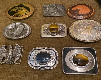 Assorted Western Style Buckles and More