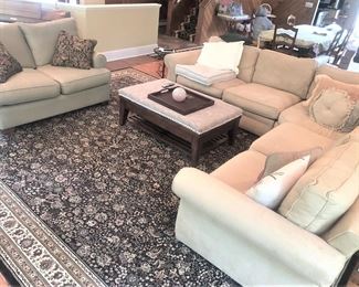 Living Room Set, Aubusson Rugs