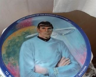 Hamilton Mint Star Trek plate