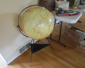 Mid Century Globe