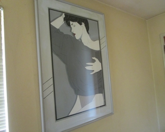Huge Nagel framed print