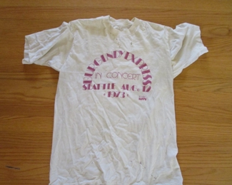 Rare 1973 Seattle band Burgandy concert t