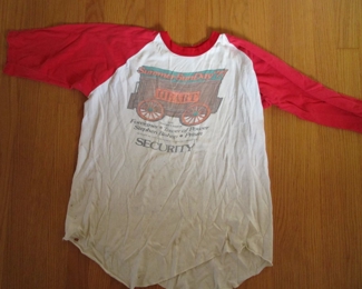 Rare Heart 1977 concert t shirt "Security"