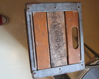 Old milk crate