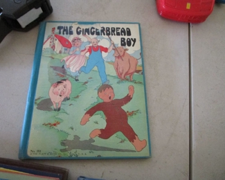 Vintage child's book selection