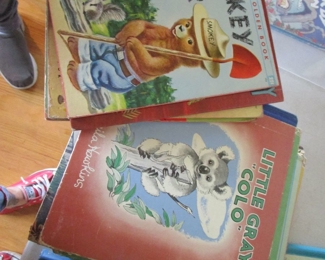 Vintage child's book selection