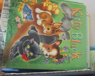 Vintage child's book selection