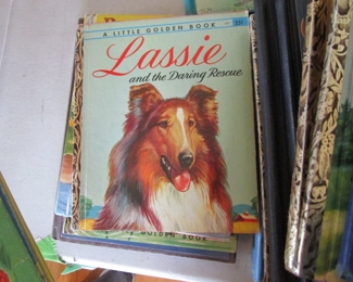 Vintage child's book selection