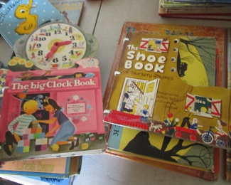 Vintage child's book selection