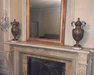 Antique French Giltwood wall mirror circa 1850