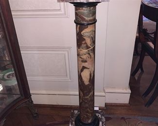 Marble pedestal