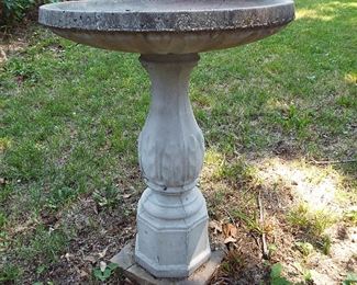 Cement Bird Bath