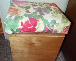 Stool with Storage Comparment