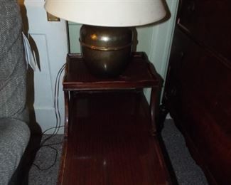 End Table and Lamp
