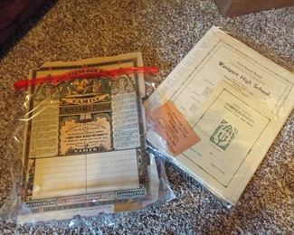 Westport High School Ephemera