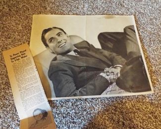 Ty Power Autographed Photo