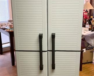 Rubber Maid Storage Cabinet