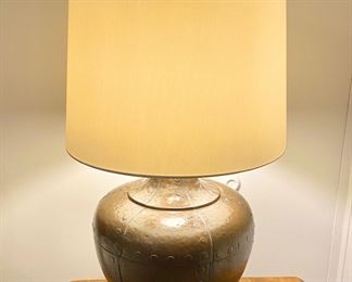 Hammered Metal Lamps