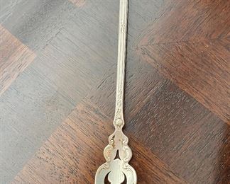 Antique Sterling Silver Lettuce Fork