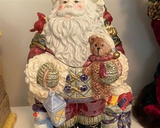 Santa Cookie Jar