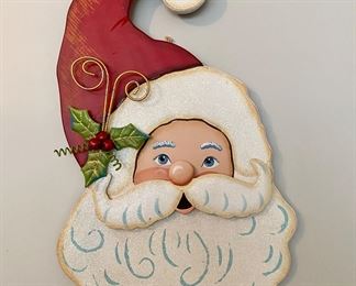 Wood Santa Wall Hanging