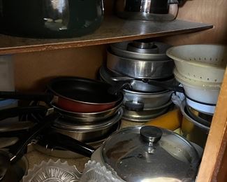Revere Ware pots and pans