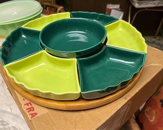 Sylvan ceramics lazy susan trays