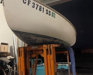 Fiberglass dingy w/motor
