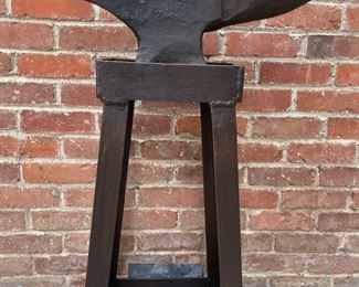 Anvil on stand