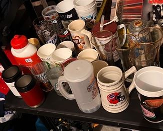 Sports Souvenir cups, beer glasses and other drinkware