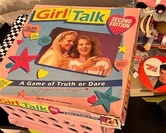 Vintage girl talk and new kids on the block pin