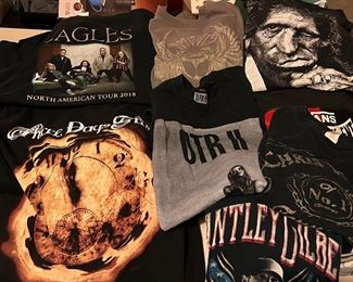 Miscellaneous band and music shirts