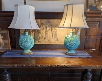 Antique Asian Style Lamps